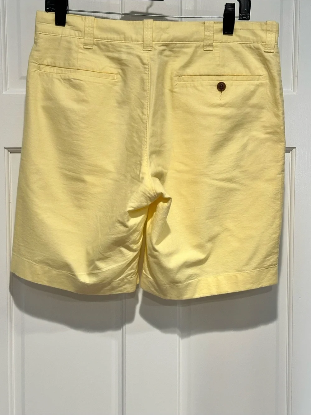 J Crew Gramercy Chino Shorts 9 Inch Inseam Size 31 Yellow